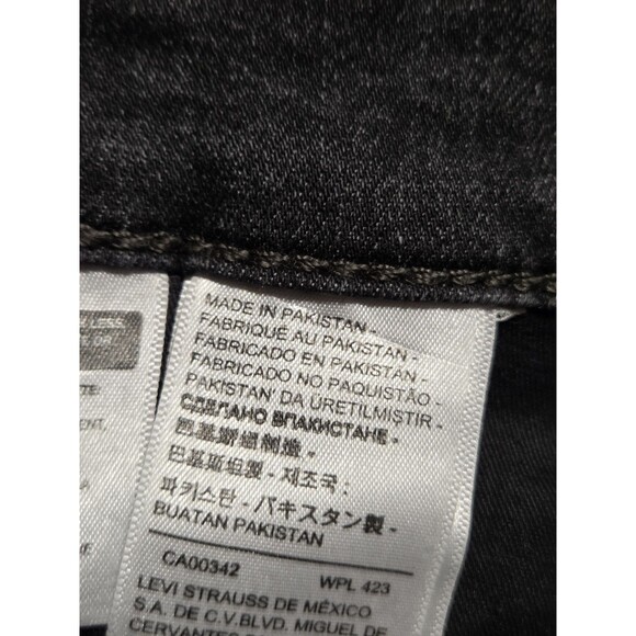 Levi’s Women's 311 Shaping Skinny Black Denim Jeans Size 27x30 Stretch - Picture 8 of 14